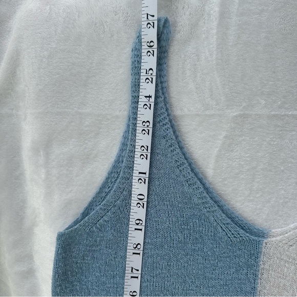 🌴 Sleeveless Knit Tri-Block Colorful Tank, Size M - Picture 5 of 8